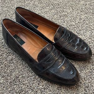 ZELLI Tuscany Men’s Size 13 N Genuine Crocodile Loafers - Gently Used